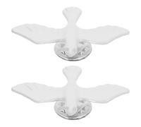 Beavorty 2pezzi Spilla Colomba in Lega di Zinco per Cerimonie Religiose e Battesimo, Simbolo di Pace e Affetto, Elegante Accessorio per Comunione Femminile e Maschile