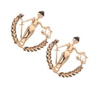 Beavorty 2pezzi Spilla Da Bavero Scala Della Giustizia Da Accessorio Per Avvocati Spilla Da Cappotto Vintage in Lega Adatto Per Professionisti e Studenti Del Diritto