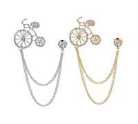 Beavorty 2Pezzi Spilla Diamantata per Design Creativo e Chic per Accessori Spilla per Speciali