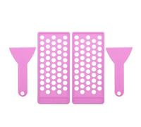 Beavorty 2sets Kit Per Creazione Balsamo Labbra Stampaggio e Riempimento Balsamo Labbra Vassoio e Spatola Strumento Da Te e Rossetto