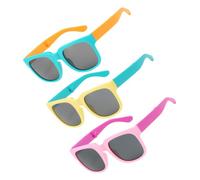 Beavorty 3 Paia Gli Occhiali Da Sole Pieghevoli Per Polarizzati Riflessivo Piega Giocare Di Moda All'aperto Colore Polarizzato Spiaggia Buio Ragazzo Lenti Pc