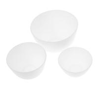 Beavorty 3 Pezzi Ciotole Silicone per Maschere Facciali Drop e Facile Usare per Domestico e Strumento per Miscelare Maschere e Condimenti