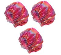 Beavorty 3 Pz Cuffia Da Doccia Cuffie Da Doccia Da Donna Cuffie Da Bagno Impermeabili Cuffie Da Doccia Per Donna Cuffia Per Cuffia Da Bagno Per Donna Peva Viaggiare Stampa Cappello