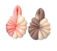 Beavorty 3 Set di Pouf in Rete per da Bagno Materiale Naturale Morbido Scrubber per Il Corpo Spa Bagnoschiuma Creatore di Bolle 2 Pezzi*3