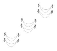 Beavorty 3 Set Spilla Spillo Pin Carino Ala Spilli Pins Spillette Unique Clip Di Maglione Molletta Per Da Donna Clip Del Vestito Breastpin Fermaglio Per Cardigan Silver 2 Pezzi*3
