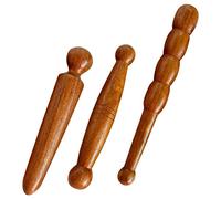 Beavorty 3pezzi Bastoni Massaggianti Riflessologia Per e Mani Utensili Per Massaggi Multi- Per Relax e
