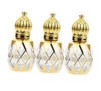 Beavorty 3pezzi Bottiglie Di Profumo Ricaricabili Da Flaconi Di Vetro Roll Oli Essenziali Piccoli Contenitori Vuoti Per Profumi