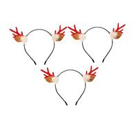 Beavorty 3pezzi Cercehietto Per Capelli Forma Di Corno Di Cervo Di Natale Cercehietto Forma Di Cervo Per Capelli Di Alce Per Di Renna Per