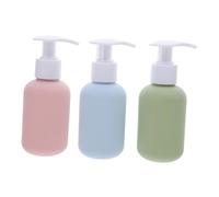 Beavorty 3pezzi Flacone Di Emulsione Da Viaggio Da Contenitore Di Idratante Ricaricabile Dispenser Di Sapone Liquido Per Mani Di Perdite Leggero e Salvaspazio