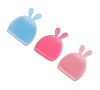 Beavorty 3pezzi Spazzola Massaggiante Silicone Per Bagno e Doccia Per Ragazzo Ragazza Design Adorabile e Sicuro Perfetta Per La Del Capelluto e La Pulizia Della
