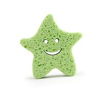 Beavorty 3pezzi Spugne Bagno Per Ragazza Loofah Naturale Animali Stella Color Legno Coniglio Rosa Spugne Morbide e Sicure Per Bagnetto Dei Ragazza