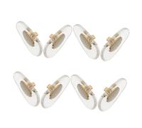Beavorty 4 Paia Accessori Per Cuscinetti Al Naso Degli Occhiali Clip Sugli Occhiali Da Sole a Naso Kit Riparazione Occhiali Sostituzione Dei Naselli Degli Occhiali Da Sole Pvc