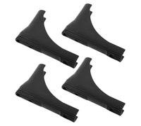 Beavorty 4 Pezzi Coprigambe per Stendibiancheria in Plastica Nera Diametro 19 Mm, Tappi Antiscivolo Resistenti alle Intemperie per Protezione Pavimenti in Legno, Accessori per Asciugatura