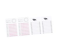 Beavorty 4 Pezzi Di Espositore Per Ciglia in Acrilico Supporto Per Ciglia Finte Per Tavolozza Di Trucco Portatile Da Salone Tavolozza Per Innesto Di Extension Per Ciglia