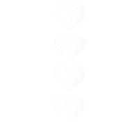 Beavorty 4 Pezzi Vassoio Per Colla Per Lifting Delle Ciglia Pallet Per Ciglia in Kit Per Estensione Delle Ciglia Pallet