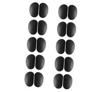 Beavorty 4 Set Per Occhiali Comodi Naselli in Silicone - Antiscivolo Per Naselli Per Occhiali 10 Paia * 4