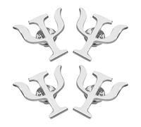 Beavorty 4 Spille Spilla da Psicologi in Lega Argento Set Spille Vintage da Psicologia per Abito da Uomo e Donna Accessori da Bavero Eleganti per Conferenze e Feste