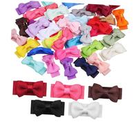 Beavorty 40 Fiocchi Per Per Neonati Clip A Scatto Per Bambini Mini Fiocchi Colorati Per Bambine Mollette Per Da Neonata A Bambina