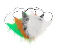 Beavorty 4pezzi Baffi Finti Realistici Per Uomo Barba Finta Morbida Per Feste Cosplay Halloween Con Cinturino Elastico Adatto Tutti Gli Usi