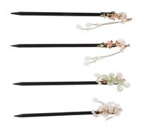 Beavorty 4pezzi Bastoncini Per in Legno Cinese Forcina Retrò Per Donne Accessori Per Hanfu Decorativi Per Chignon e Acconciature