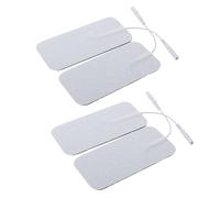 Beavorty 4pezzi Elettrodi Pads Autoadesivi Riutilizzabili in Tessuto Non Tessuto Per Elettrostimolatore a Bassa Frequenza Con Gel Interno Traspiranti Per Massaggio e Sollievo Muscolare