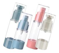 Beavorty 4pezzi Flaconi Spray Vuoti Pompa Airless Contenitori Cosmetici Sottovuoto Riutilizzabili Per Olio Essenziale Per Viaggi e Toeletta