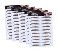 Beavorty 5 pezzi Adesivi Sopracciglia Bionici Riutilizzabili Effetto Naturale per Sopracciglia Chiare o Sparse Trucco Facile Forma e Duratura