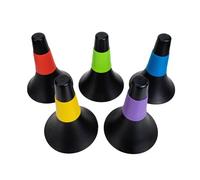 Beavorty 5 Pezzi Cono Segnaletico da Calcio per Allenamento Agilità, PE 23 | Colore Resistente allo Sbiadimento, Facile da Trasportare e Usare, Accessorio per Esercitazioni Sul Campo