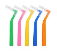 Beavorty 5 Pezzi Spazzolini Interdentali a Forma l Setole Morbide per Pulizia Dentale, Stuzzicadenti Dentali per Spazi Stretti, Kit Detergenti per Gengive Adatto a Viaggi e Apparecchi