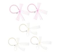 Beavorty 5 Pz fascia bagliore di perle cerchio per con perle copricapo di halloween fasce alla moda bandana bandane copricapo luminoso fasce per feste da donna plastica