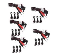 Beavorty 5 Set Elettrodo Cavo Elettrodo Fili Per Macchina Per Massaggio Filo Conduttore Per Dispositivi Cavo Di Ricambio Cavo Per Macchina Fili Conduttori Per Macchina Per 4 pezzi*5