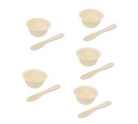 Beavorty 5 Set Set Di Ciotole Per Maschere Applicatore Facciale Ciotola Di Miscelazione Da Laboratorio Ciotola Per Mescolare La Applicatore Di Argilla Gel Di Silice