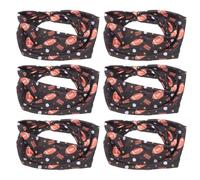 Beavorty 6 Fasce Sportive per Chioma Antisudore Elastiche Resistenti al Sudore Unisex per Allenamento Calcio Yoga Corsa Vestibilità Aderente e Protezione Dalla Sudorazione