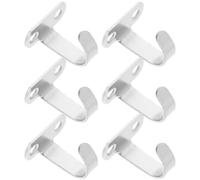 Beavorty 6 Ganci da Soffitto in Acciaio Inox Resistenti, Ganci da Parete per Piante e Decorazioni, Set Viti per Fissaggio su Soffitti e Pareti, per Uso Interno ed Esterno in Casa