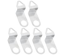 Beavorty 6 Ganci per Orologio da Parete in Metallo Argento Kit di Sostituzione per Movimento Orologio a Batteria Ganci per Fissaggio e Decorazione Installazione Semplice per Interni