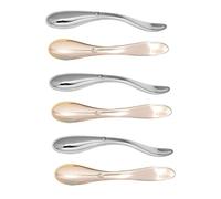 Beavorty 6 Pcs Eye Stick Eye Eye Rughe Trucco Spatola Viso Applicatore Occhio Spatola Occhio Detergente Latte Perdere In Di Zinco