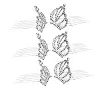 Beavorty 6 Pezzi copricapo per tiare da ragazza mini diademi anelli carini loghi di nozze tiara per ragazze per cerimonia diademi principessa corone di bambine Metallo Silver