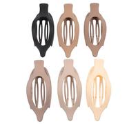 Beavorty 6 Pezzi Fermagli Per In Alligatore Ovale Francese Barrette Clip Per Artigli Piatti Jumbo Per Lo Styling Dei Morsetti Per Sezionamento Accessori Per