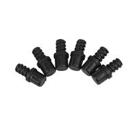 Beavorty 6pezzi Adattatore Per Testina Scopino Wc in Plastica Connettore Per Bastone Per Spazzole Parte Di Ricambio Per Manico Scopino Accessori Per Aste Adattatore Autobloccante