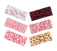 Beavorty 6pezzi Fascia Per Capelli Da Allenamento Comoda e Buona Permeabilità All Aria Per Sport Esercizio Fisico e Attività Ricreative Design Elastico Adatto Alla Maggior Parte Delle Circo