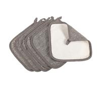 Beavorty 6pezzi Sciugamani da Doccia in Fibra di Bambù Scrub Esfoliante per Corpo e Viso di Leggeri e Portatili per Uso Quotidiano e Viaggi