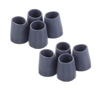 Beavorty 8 pezzi Gommini Antiscivolo per Sedie da Doccia Tappi in Gomma Resistenti per Gambe di Sgabelli e Bastoni Protezione Pavimento e Stabilità Sicura per Ausili Mobilità