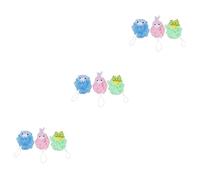 Beavorty 9pezzi Spugna Da Bagno Cartoon Di Palline Per Doccia Per Morbide e Resistenti Include Coniglietto Rana e Orsetto Per Bagnetto e Della Del
