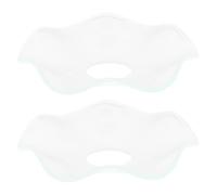 Beavorty Accessori per Candele 2 Pezzi Anelli di Candela in Vetro Trasparente Piatto Raccogligocce, Portacandele Conici per Decorazioni Tavoli Matrimoniali e Familiari