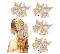 Beavorty Aggiungi Un Tocco Sportivo Ai Tuoi Con 5 Elastici Per Morbidi Con Fiocchi Da Softball Per Ragazze Per Eventi Sportivi E Styling Quotidiano