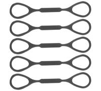 Beavorty Anelli Scorrevoli in Silicone per Tromba, 5 Pezzi Fermo di Messa a Punto Nero, Accessori Musicali per Tubi Intercambiabili, Compatibili e Morbidi per Strumenti a Fiato