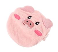 Beavorty Asciugamano Viso Riutilizzabile per Spa Maschera Caldo-freddo Strumento per Cura Asciugamano Idratante per Viso per Donne Ragazze Morbido Pile Corallo Design Maialino Cartone Anima