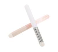 Beavorty Assured Lip Brush Set 2 Pezzi Pennelli Morbidi a Forma di Fungo per Un Trucco Labbra Preciso E Un'applicazione Facile