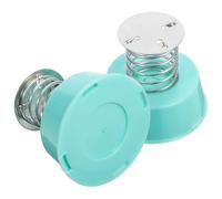 Beavorty Base a Molla per Bambola Testa Che Scuote, Set 2 Pezzi Colore Azzurro, Base Adesiva per Cruscotto Auto e Moto, Resistente e Compatta, Decorazione Giocattolo da Cruscotto