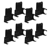Beavorty Base Adattatore per Luce Casco da Saldatura 8 Pezzi Supporto in Plastica Nero Dimensioni 6,3x6x2,8cm Installazione Facile per Uso Fai da Te e Operazioni Multiple